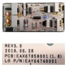 Fuente Alimentación EAX67858001 (1.8), EAY64749001, REV3.0, LG OLED55B8PLA